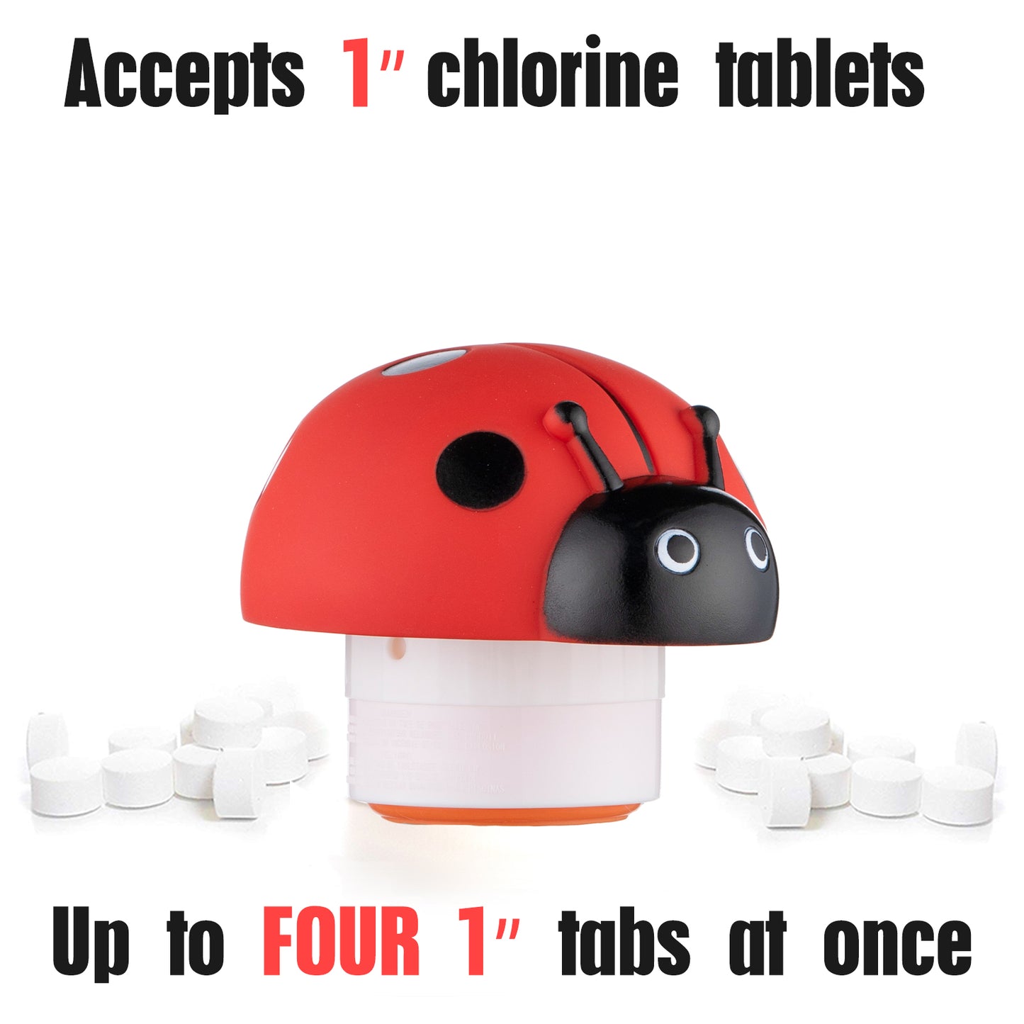 Ladybug Chlorine Dispenser (for 1" tabs only)