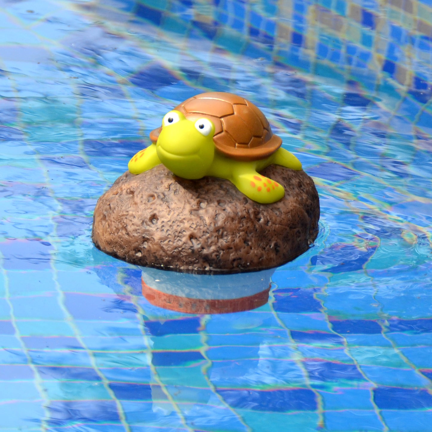 Turtle with Stone Chlorine Dispenser