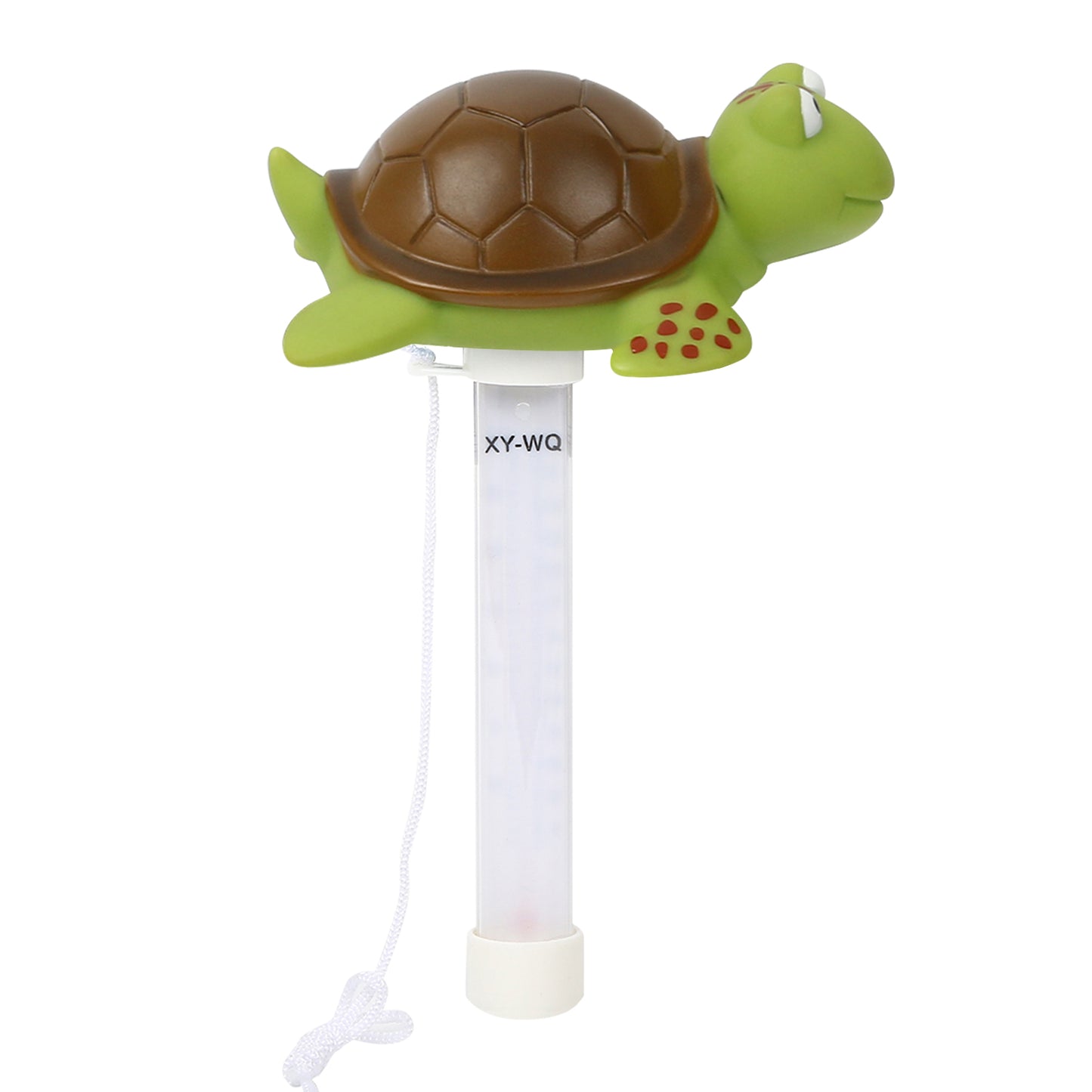 XY-WQ Floating Pool Thermometer, Large Size Easy Read for Water Temperature, Shatter Resistant with String for Outdoor and Indoor Swimming Pools and Spas (Turtle)