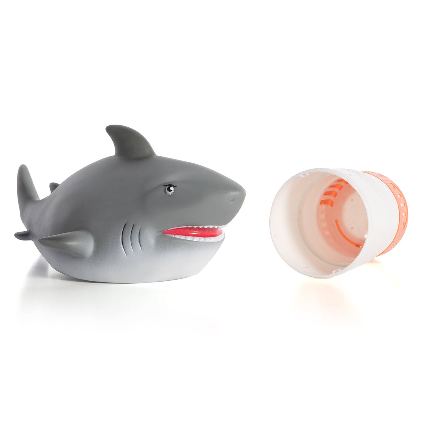 XY-WQ Chlorine Floater, Floating Pool Chlorine Dispenser (Shark), Fits 1 and 3 Inch Tablets for Large and Small Pools, Hot Tub, Spa