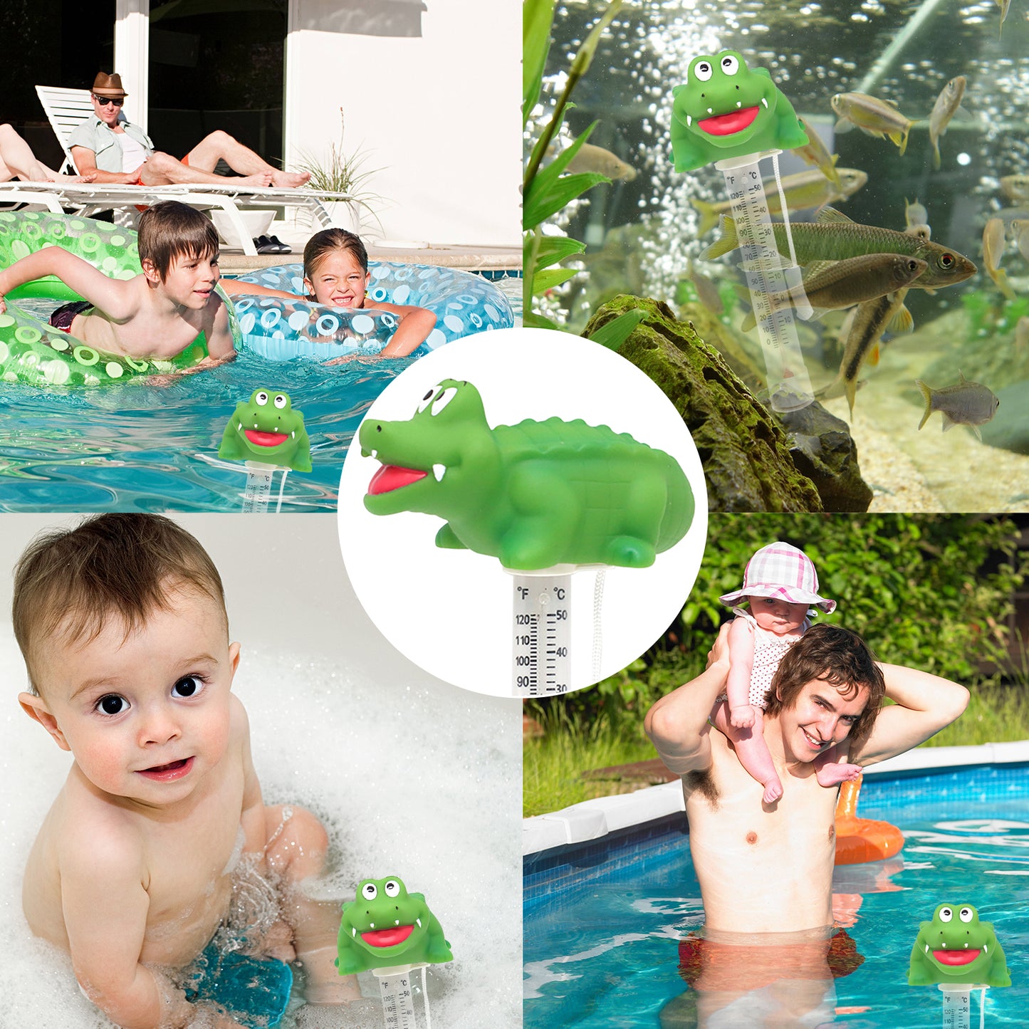 Crocodile Pool Thermometer
