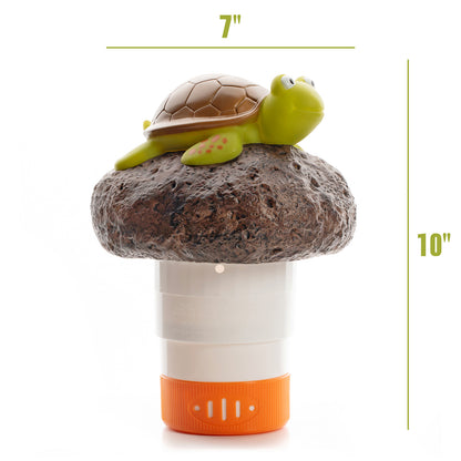 Turtle with Stone Chlorine Dispenser